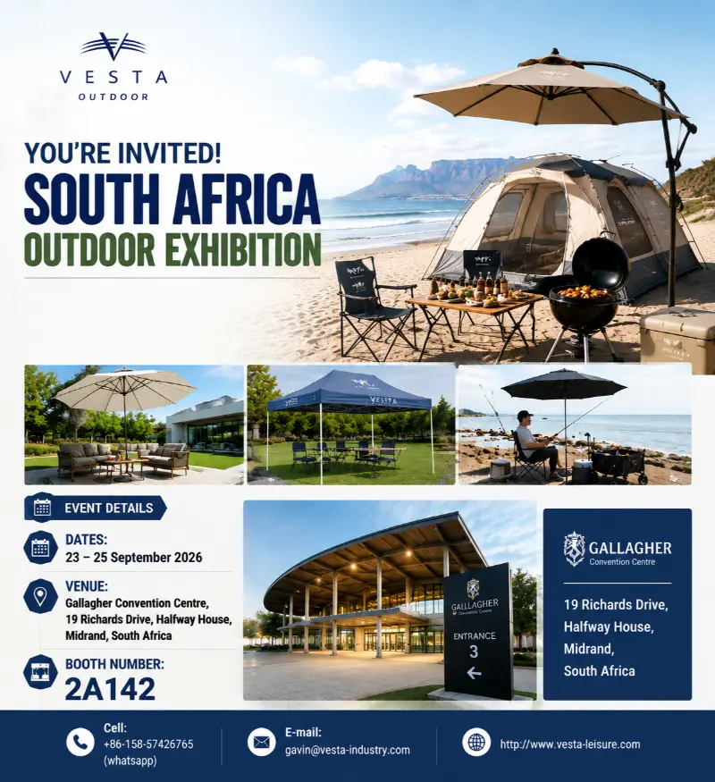 VESTA OUTDOOR giới thiệu các giải pháp sống ngoài trời sáng tạo tại Triển lãm thương hiệu Trung Quốc Nam Phi 2026