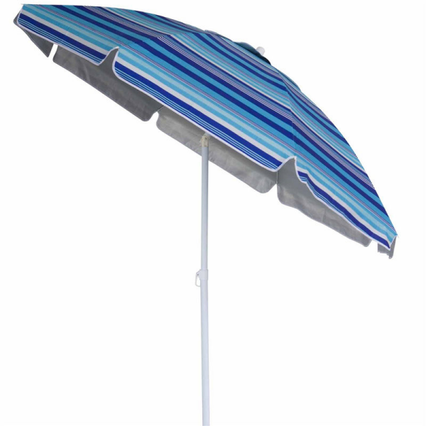 Dù che bãi biển ngoài trời sọc xanh 6,5ft