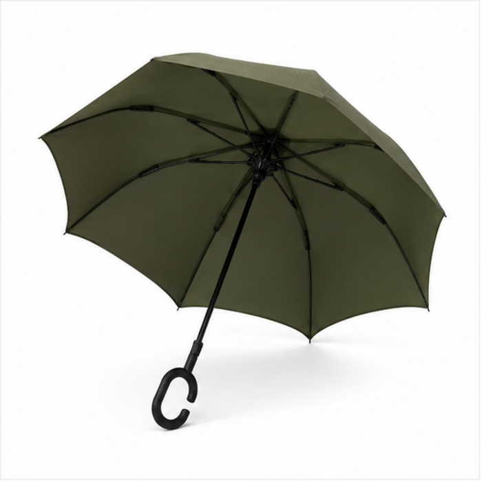 Ô gấp ngược 23 inch tùy chỉnh có tay cầm C