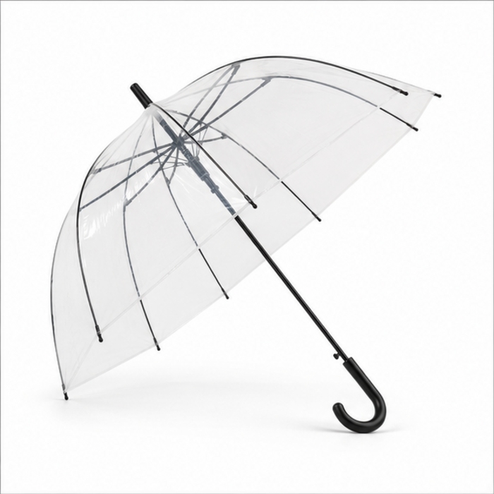 Ô dù lồng chim PVC trong suốt 23 inch tùy chỉnh