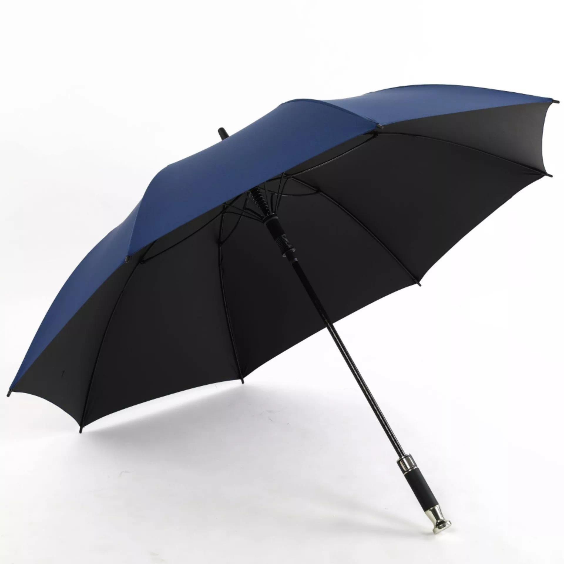 Logo tùy chỉnh Ô dù có lỗ thông hơi 121 cm có tay cầm thẳng